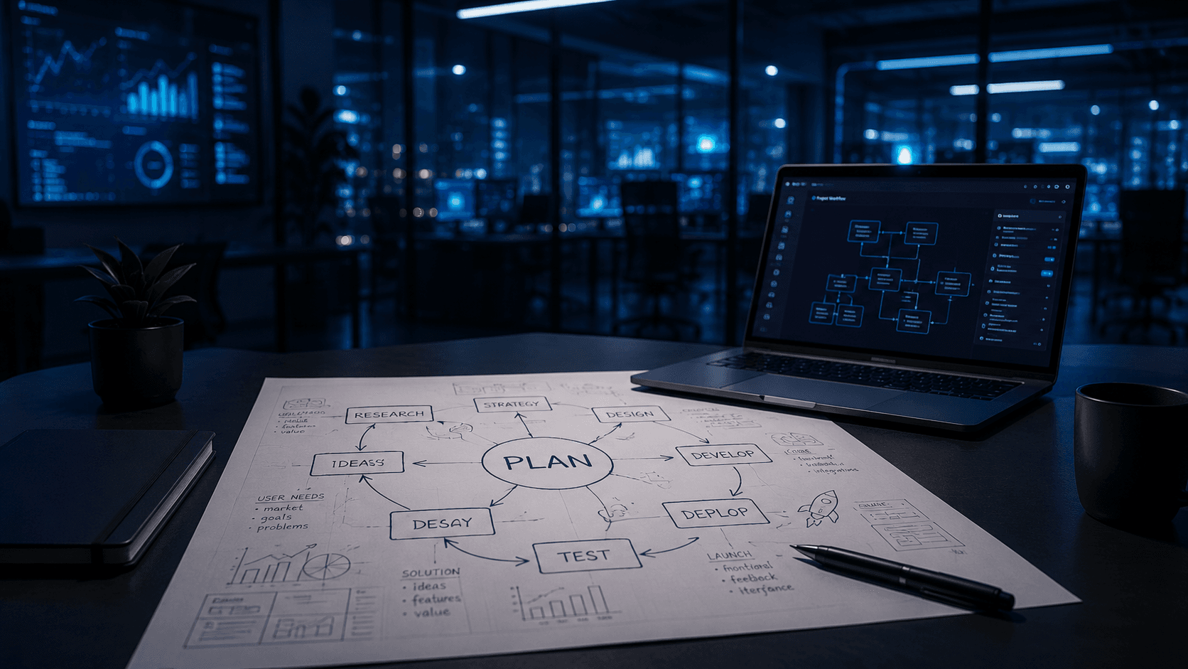 Wintrage Technologies engineering team planning and deployment workflow